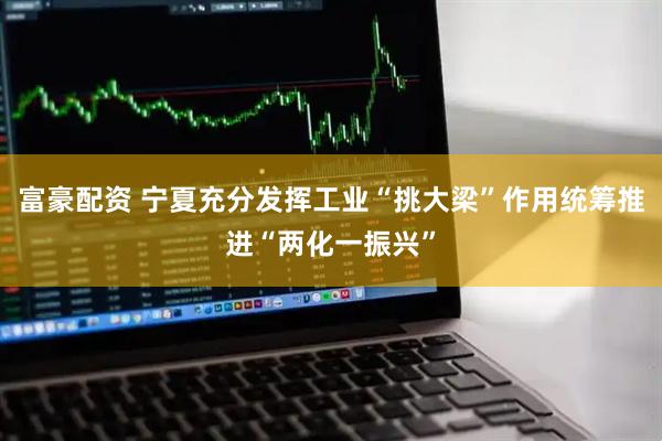 富豪配资 宁夏充分发挥工业“挑大梁”作用统筹推进“两化一振兴”